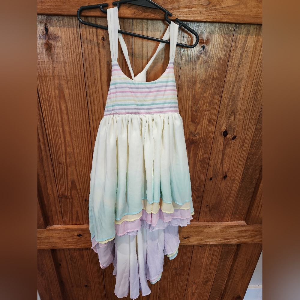 Pastel Rainbow Kids Dress